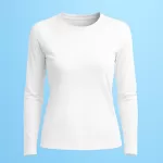 Remera Mujer Manga Larga Lisa