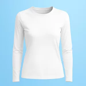 Remera Mujer Manga Larga Lisa