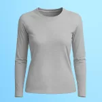 Remera Mujer Manga Larga Lisa